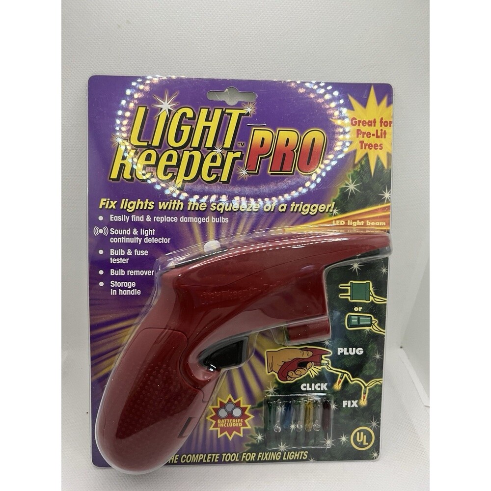 NEW Light Keeper PRO Christmas Lights Pre-lit Tree Incandescent Bulb Repair Tool